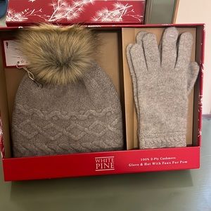 Hat and glove set
